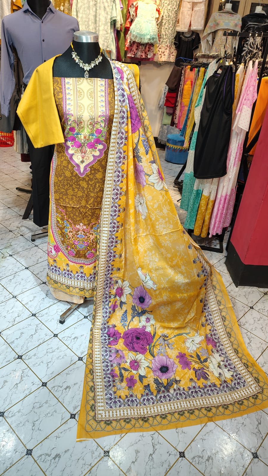 আনস্টিজ জমজম থ্রি পিস