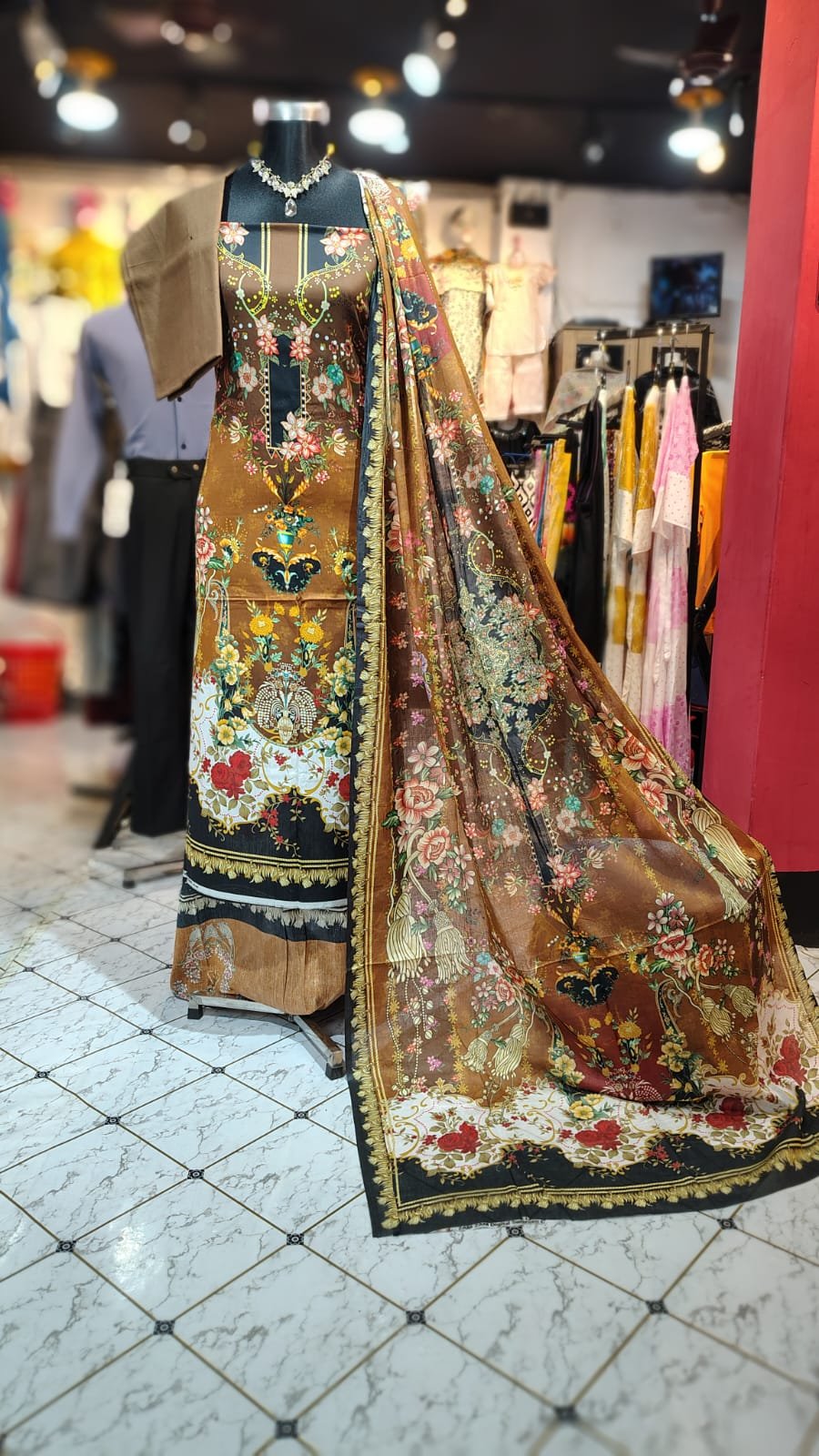 আনস্টিজ জমজম থ্রি পিস