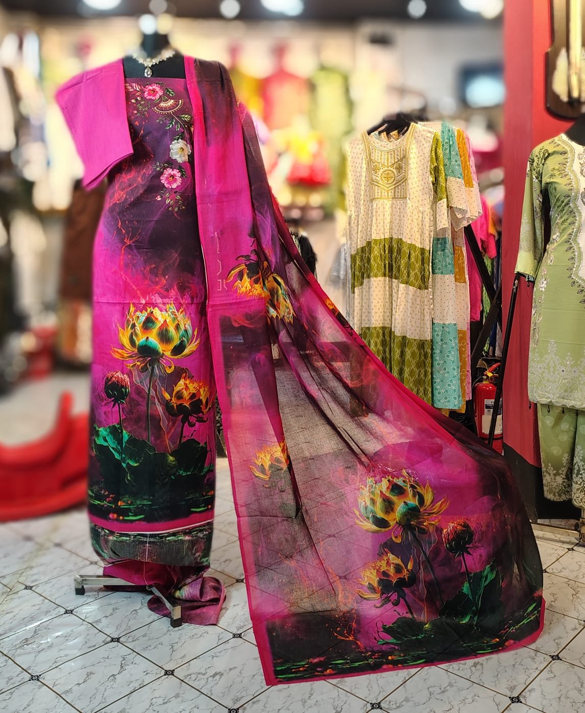 HD প্রিন্ট থ্রি পিস
